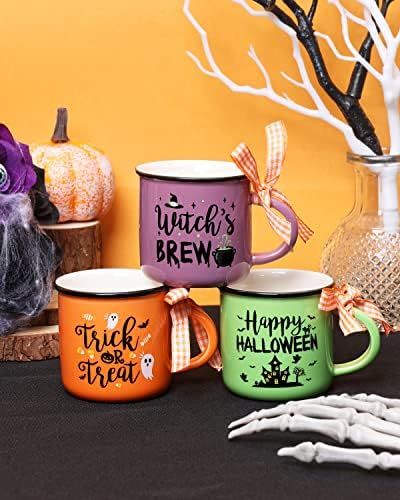 Halloween Mini Coffee Mugs Fall Kitchen Decor Witch Tiered Tray Coffee Bar Decorations Funny Novelty | Amazon (US)