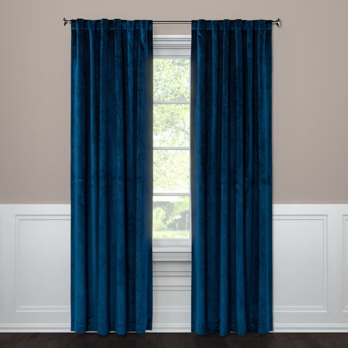 Velvet Curtain Panel - Project 62™ | Target