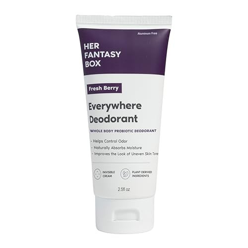 Her Fantasy Box | Everywhere Deodorant | with Probiotics - Berry Scent | Aluminum-Free, Naturally Absorbs Moisture | Help Control Odor | Skin-Improving Formula | Amazon (US)