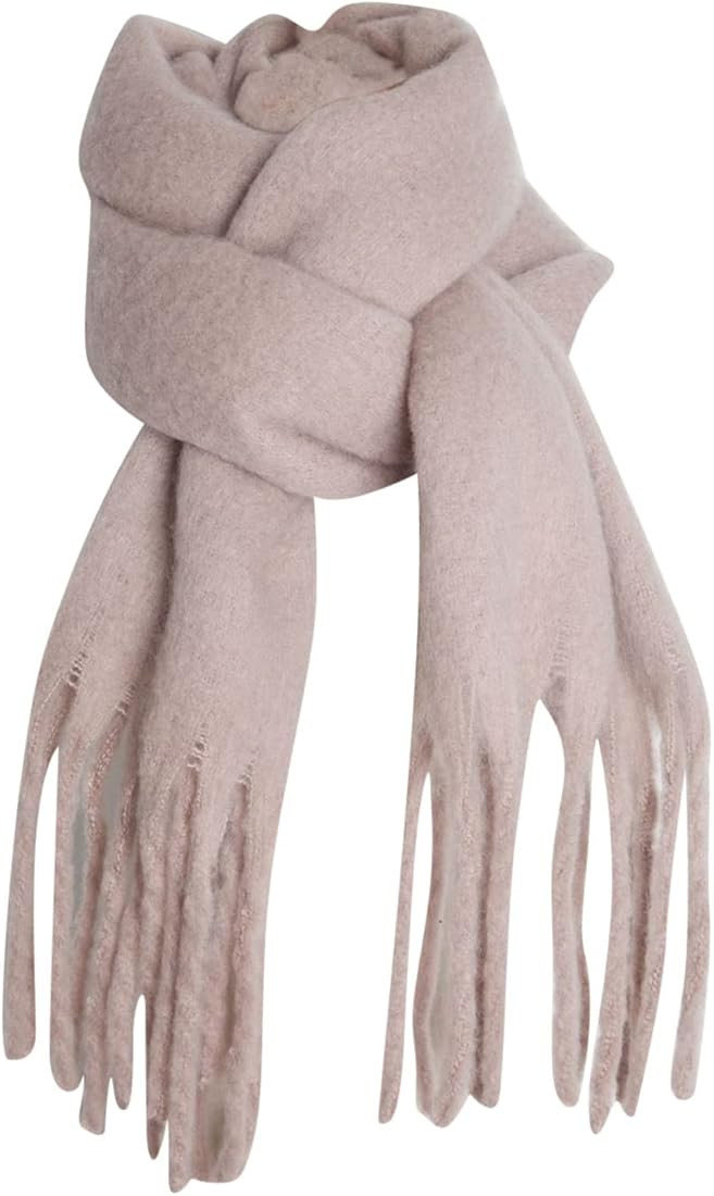 Elegant Wraps Large Scarf Women's Long Blanket Chunky Oversized Winter Fall Warm Scarf Big Scarve... | Amazon (US)