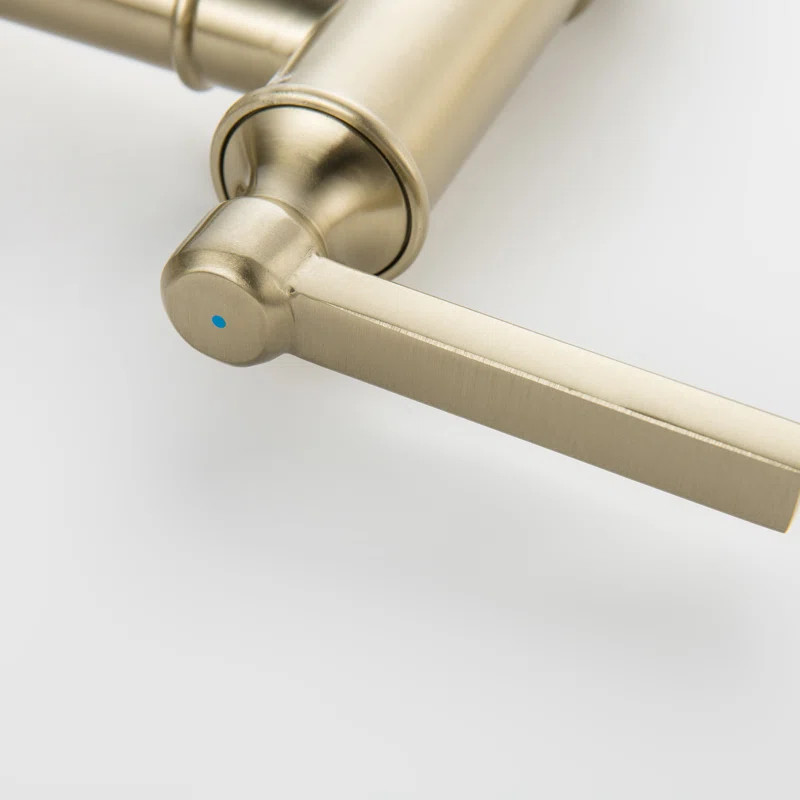 Selected Bridge Double Handles Kitchen Faucet With Side Spray | Wayfair North America