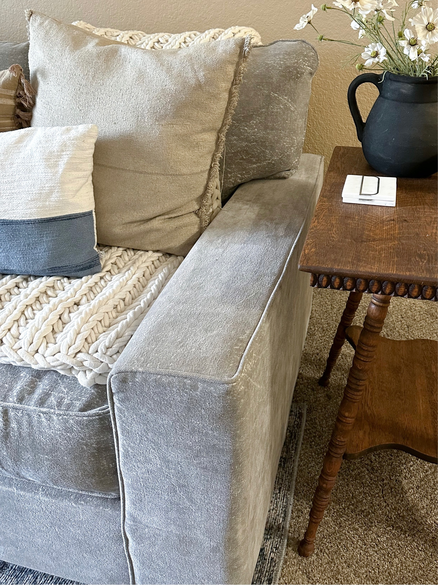 My Handknit Throw Blanket is almost $100 off right now! 

Find more content on Instagram @amandadealdesigns for more sources and daily finds from crate & barrel, CB2, Amber Lewis, Loloi, west elm, pottery barn, rejuvenation, William & Sonoma, amazon, shady lady tree, interior design, home decor, studio mcgee x target, bedroom furniture, living room, bedroom, bedroom styling, restoration hardware, end table, side table, framed art, vintage art, wall decor, area rugs, runners, vintage rug, target finds, sale alert, tj maxx, Marshall’s, home goods, table lamps, threshold, target, wayfair finds, Turkish pillow, Turkish rug, sofa, couch, dining room, high end look for less, kirkland’s, Ballard designs, wayfair, high end look for less, studio mcgee, mcgee and co, target, world market, sofas, loveseat, bench, magnolia, joanna gaines, pillows, pb, pottery barn, nightstand, throw blanket, target, joanna gaines, hearth & hand, floor lamp, world market, faux olive tree, throw pillow, lumbar pillows, arch mirror, brass mirror, floor mirror, designer dupe, counter stools, barstools, coffee table, nightstands, console table, sofa table, dining table, dining chairs, arm chairs, dresser, chest of drawers, Kathy kuo, LuLu and Georgia

#LTKhome #LTKsalealert #LTKfindsunder100