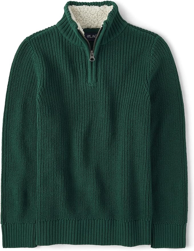 The Children's Place Big Boys' Kid Long Sleeve Sweater | Amazon (US)