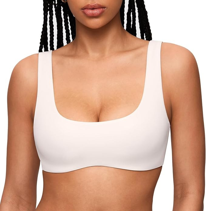 INLYRIC Women's Natrelax Bralette Underwire Support Double Lined Non Padded Sexy Bras | Amazon (US)