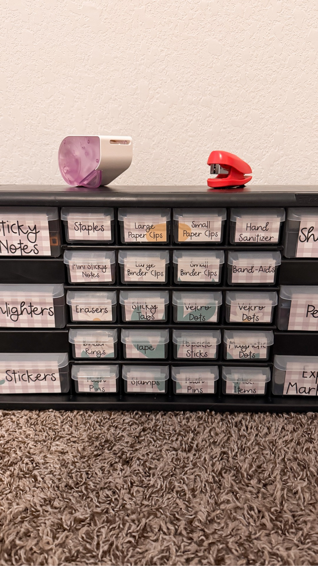 My akro mils toolbox is finally put together! It turned out so cute!! I purchased the labels from teachers pay teachers 💜🌼 this sticker dispenser is going to come in handy for my littles!!

Teacher toolbox, pre-K teacher, back to school, organization

#LTKSeasonal #LTKdayinmylife #LTKSaleAlert