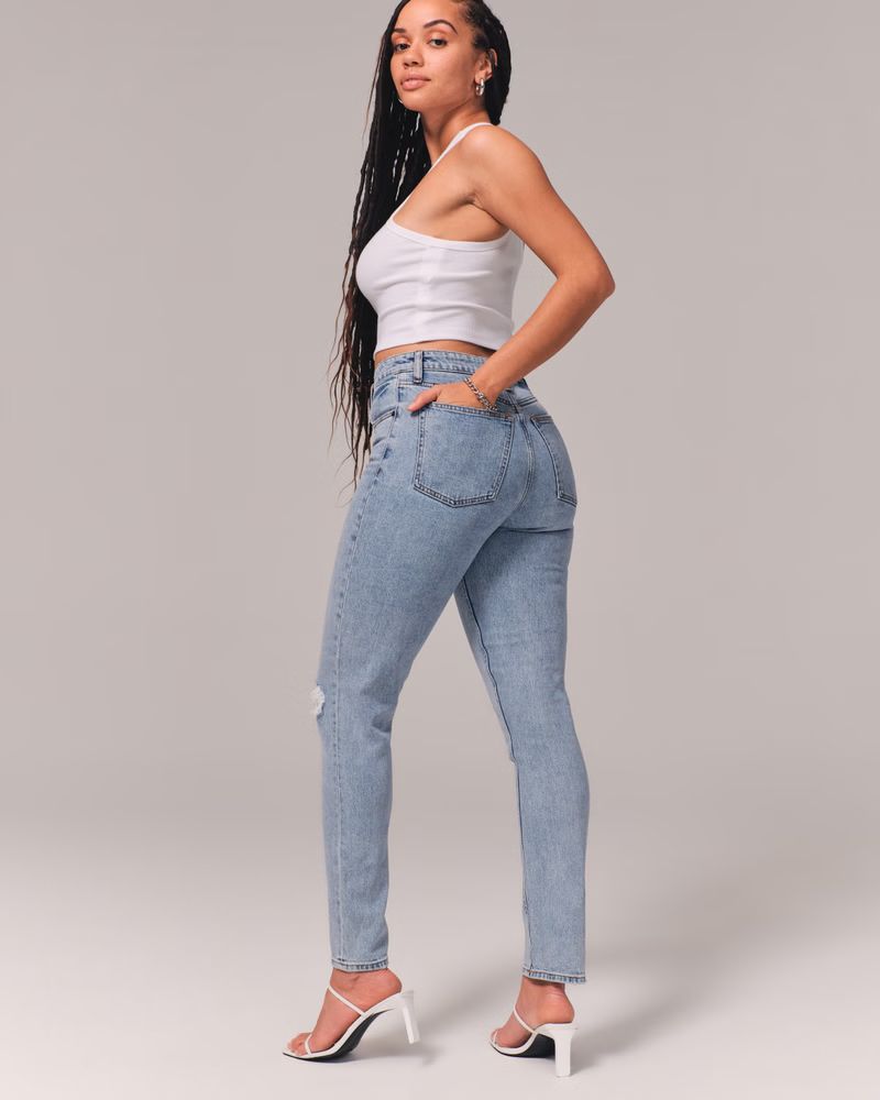 Curve Love High Rise Skinny Jean | Abercrombie & Fitch (US)