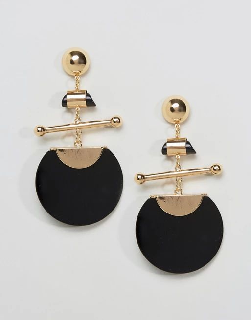 ASOS Statement Disc and Bar Earrings | ASOS US