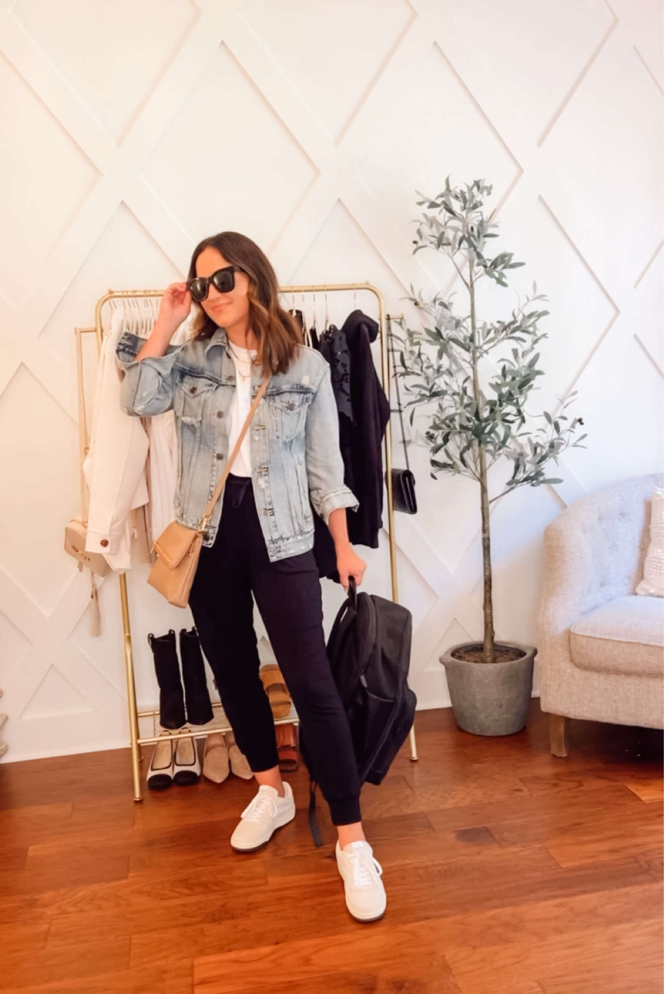 Casual fall oufit / travel outfit - use code byblair40 for 40% off at cozy earth 

#LTKunder100 #LTKFind #LTKunder50