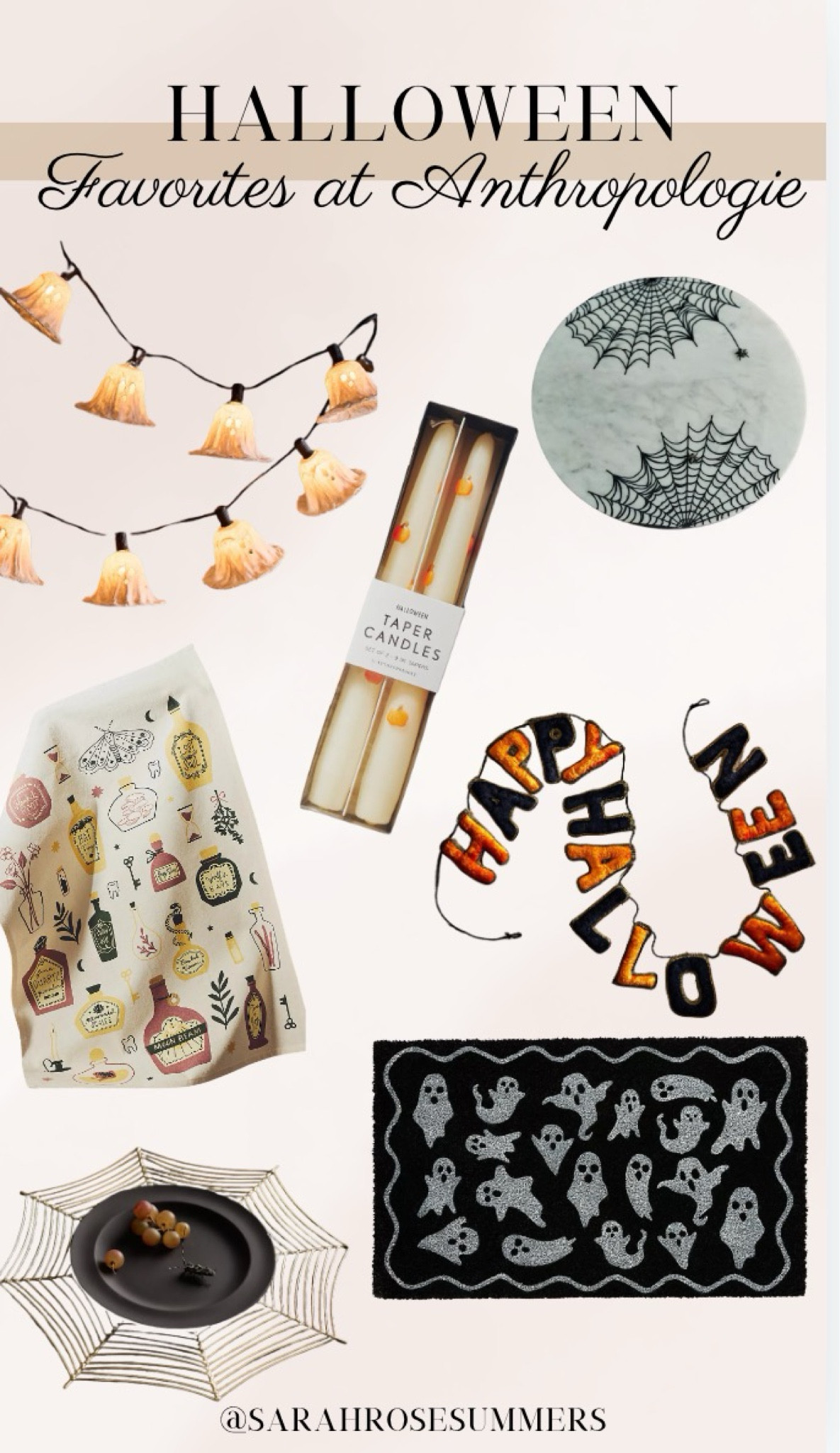 Halloween decor favorites at Anthropologie. Perfect simple additions to add to your front porch, living room, kitchen, or dining room to decorate for Halloween. 

#LTKHalloween #LTKHome