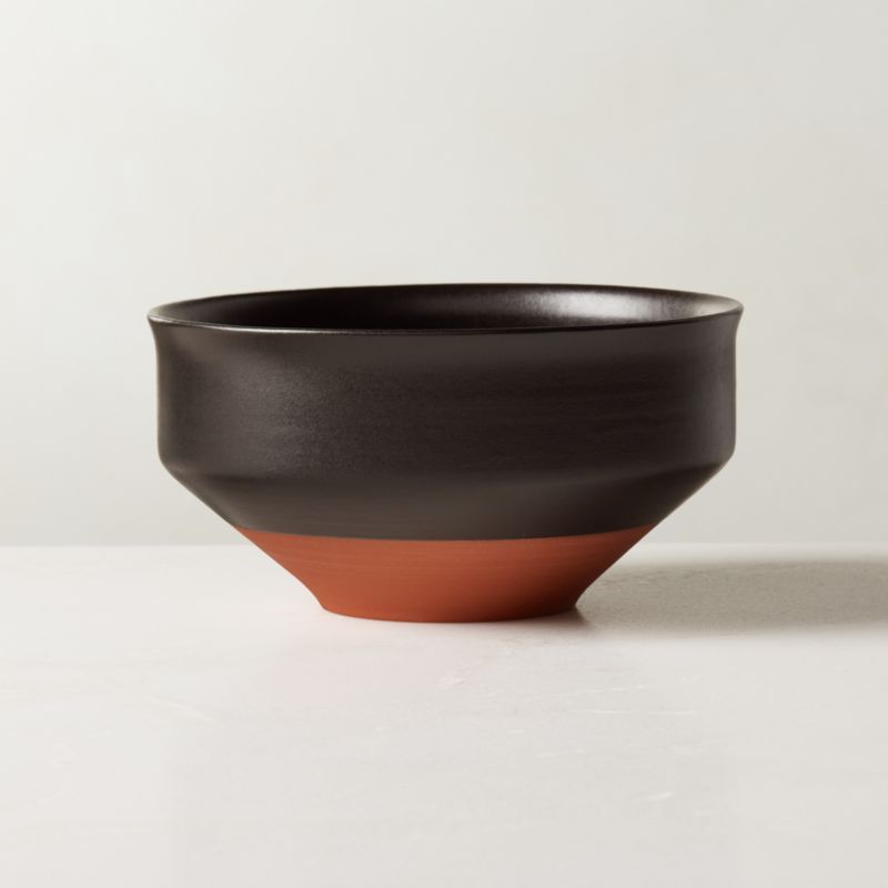 Dolce Black Soup Bowl + Reviews | CB2 | CB2