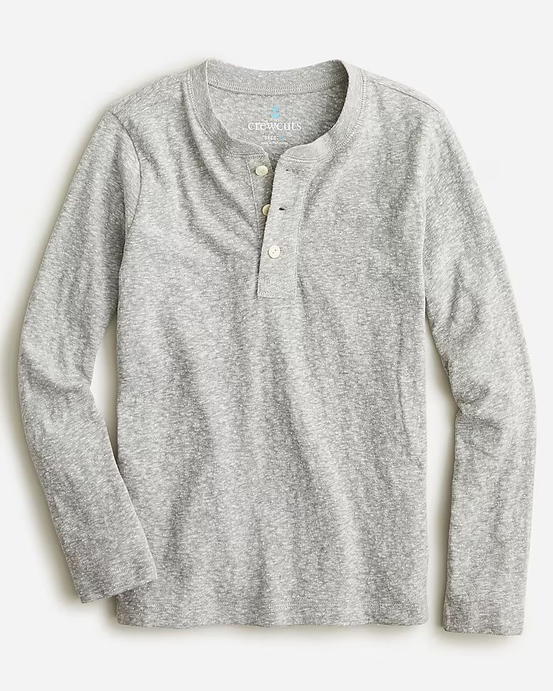 Kids' long-sleeve henley T-shirt | J. Crew US