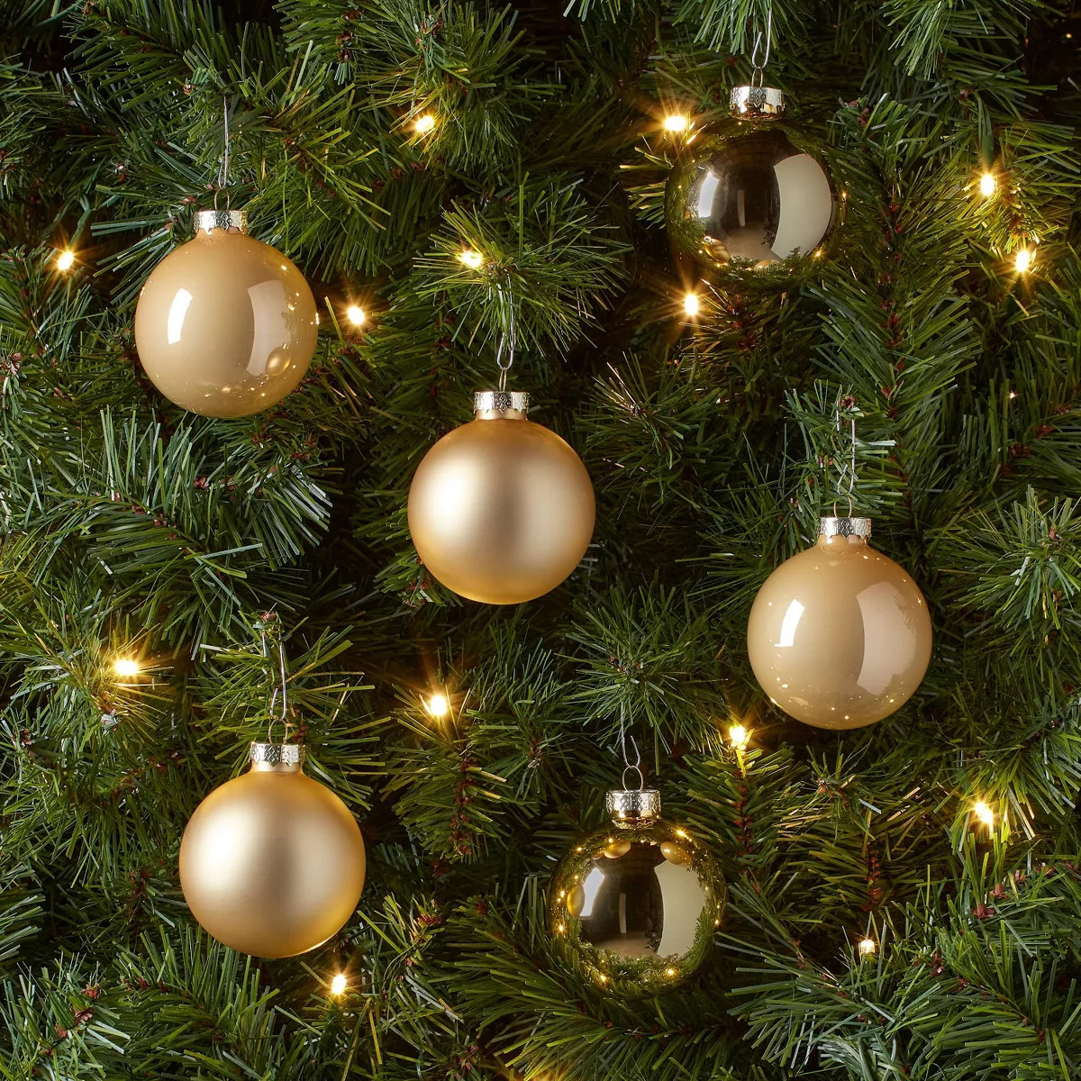 9ct Round Glass Christmas Tree Ornament Set - Wondershop™ | Target