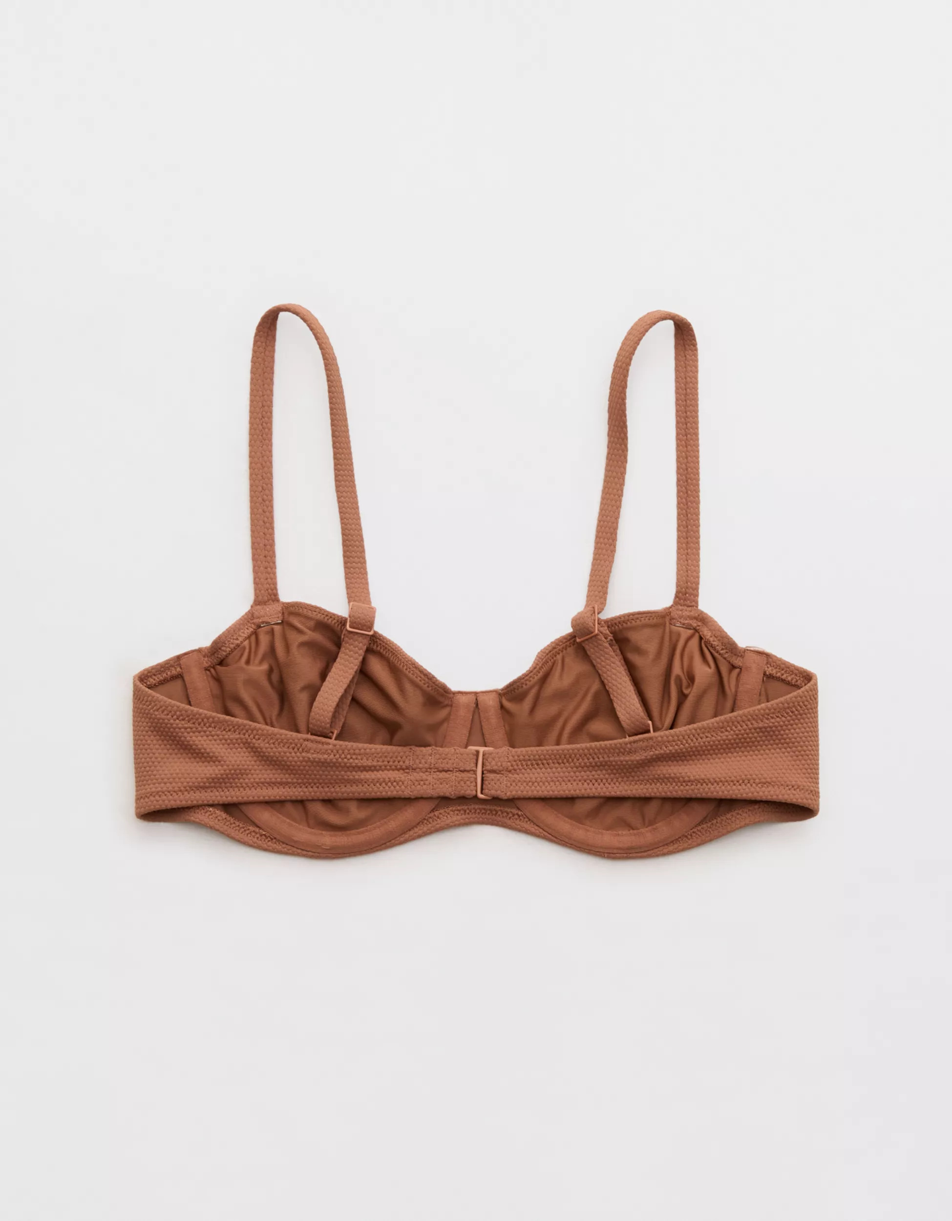 Aerie Pique Unlined Underwire Bikini Top | Aerie