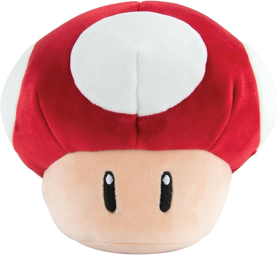Club Mocchi-Mocchi- Mario Kart Plush - Red Mushroom Plushie - Squishy Mario Toys and Cute Stuffed... | Amazon (US)
