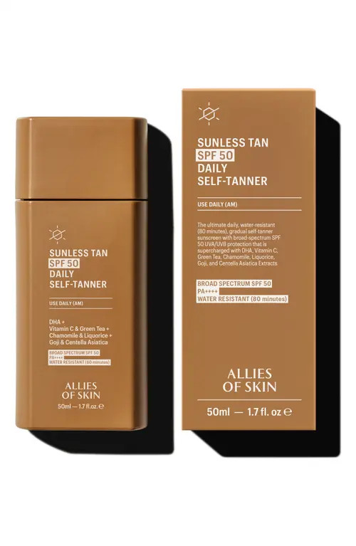 ALLIES OF SKIN Sunless Tan SPF 50 Daily Self-Tanner at Nordstrom | Nordstrom