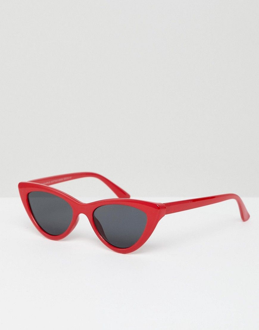 Stradivarius cateye sunglasses - Red | ASOS US