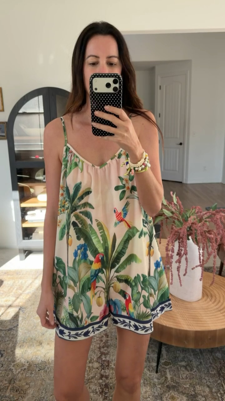 This Farm Rio look alike romper is a win! Perfect to wear on vacation and all summer long!! 

#LTKSaleAlert #LTKootd #LTKTall