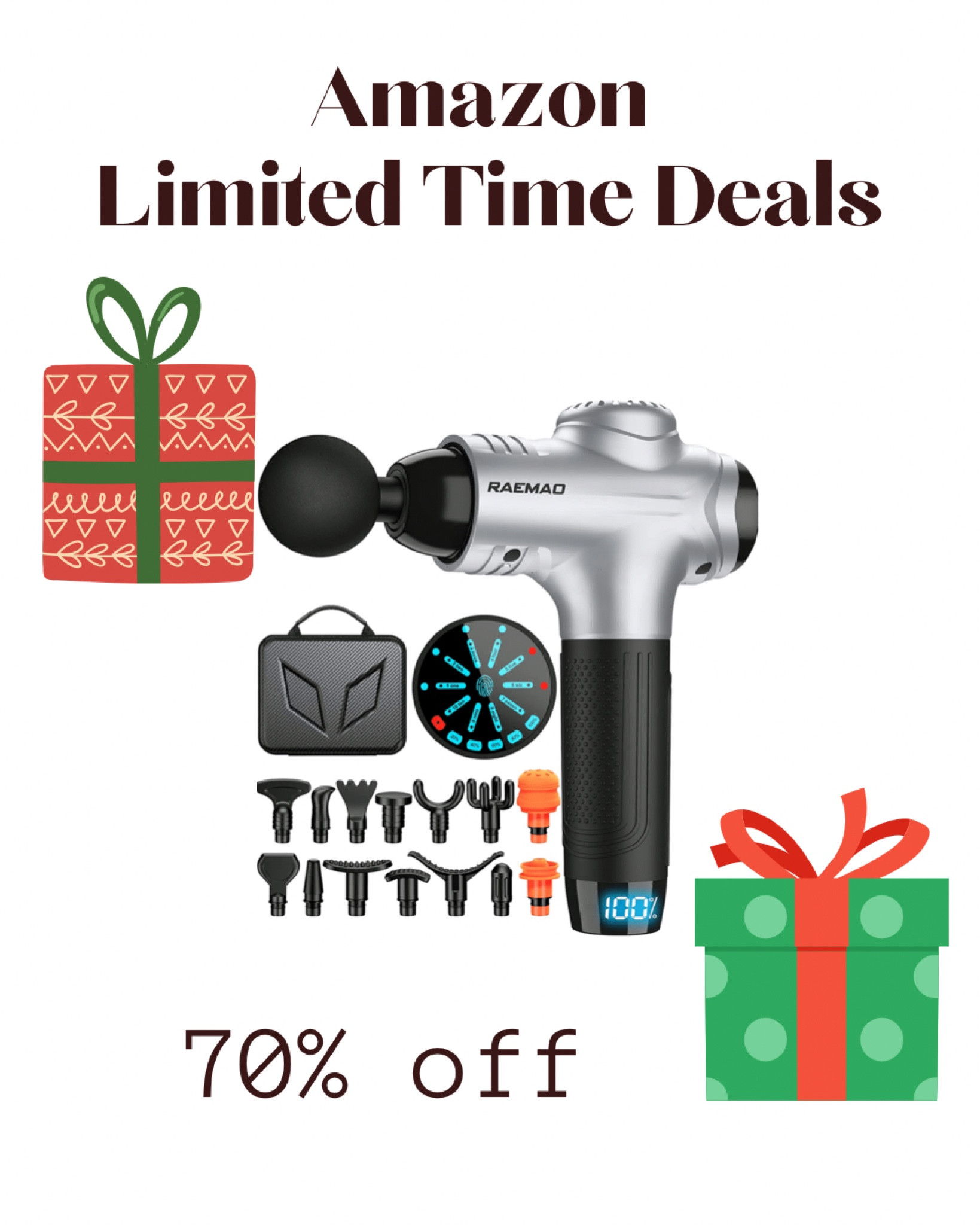 I don’t know a person who
Wouldn’t love this as a gift!! 

#massagegun #deeptissuesmassage #massage #giftidea #mensgiftidea #womensgiftidea #christmaspresent #amazonpresent #amazongiftidea #giftonprime

#blackfriday #cybermonday #earlyblackfridaydeals #walmart #target #macys #academy #under40 #under50 #fallfaves #christmas #winteroutfits #holidays #coldweather #transition #rustichomedecor #cruise #highheels #pumps #blockheels #clogs #mules #midi #maxi #dresses #skirts #croppedtops #everydayoutfits #livingroom #highwaisted #denim #jeans #distressed #momjeans #paperbag #opalhouse #threshold #anewday #knoxrose #mainstay #costway #universalthread 
#boho #bohochic #farmhouse #modern #contemporary #beautymusthaves 
#amazon #amazonfallfaves #amazonstyle #targetstyle #nordstrom #nordstromrack #etsy #revolve #shein #walmart #halloweendecor #halloween #dinningroom #bedroom #livingroom #king #queen #kids #bestofbeauty #perfume #earrings #gold #jewelry #luxury #designer #blazer #lipstick #giftguide #fedora #photoshoot #outfits #collages #homedecor #wallfecor

LTKSeasonal #LTKfamily #LTKcurves #LTKfit #LTKbeauty #LTKhome #LTKstyletip #LTKunder100 #LTKsalealert #LTKswim #LTKtravel #LTKunder50 #LTKhome #LTKsalealert #LTKHoliday #LTKshoecrush #LTKunder50 #LTKHoliday

#LTKsalealert #LTKCyberweek #LTKGiftGuide