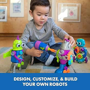 Educational Insights Design & Drill Robot Workshop - Take Apart Toy with Electric Toy Drill, STEM... | Amazon (US)