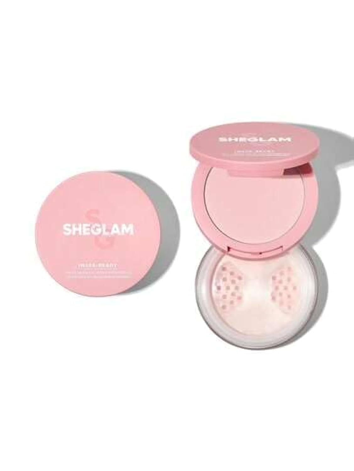 SHEGLAM Insta-Ready Face & Under Eye Setting Powder Duo-Bubblegum 2 In 1 Pink Brightening Oil Con... | Amazon (US)