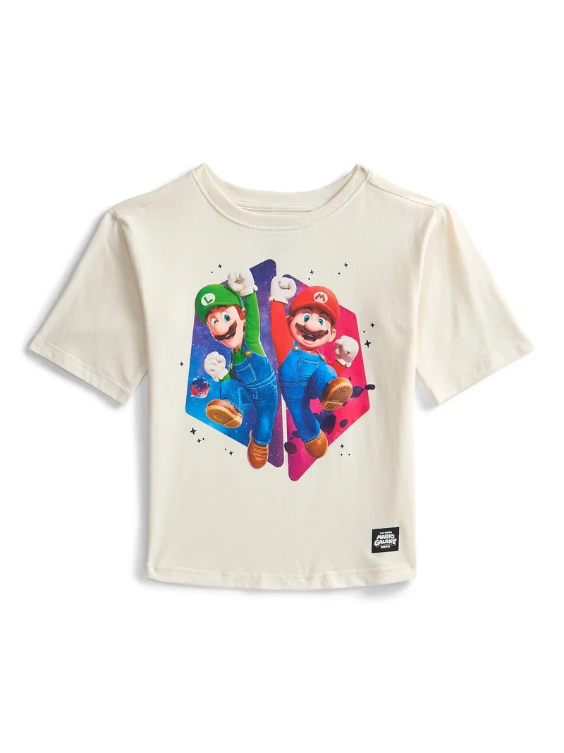 Super Mario Boys Graphic Tee, Sizes 4-18 | Walmart (US)