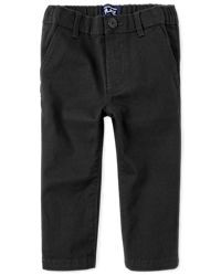 Baby And Toddler Boys Stretch Skinny Chino Pants - black | The Children's Place
