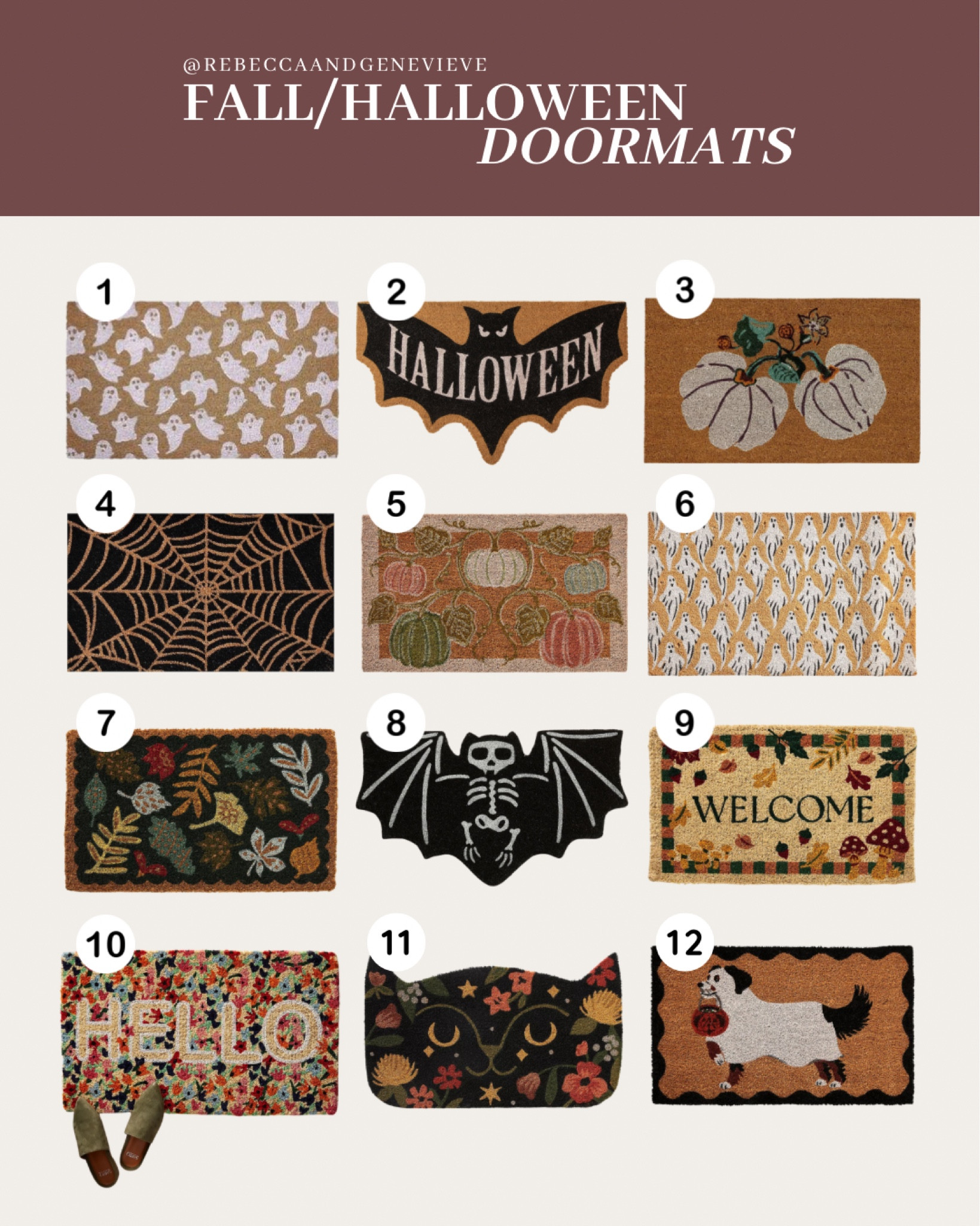Fall season doormats 🍁
-
Fall doormat. Halloween doormat. Fall decor. Home decor

#LTKHome #LTKSeasonal #LTKFindsUnder100