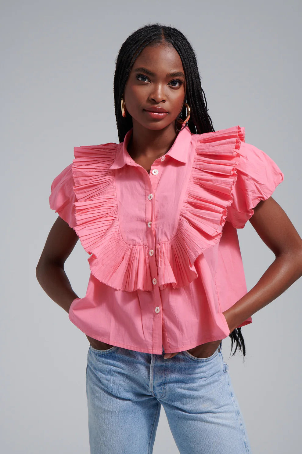 Gisele Top- Barbie | Shop BIRDIE