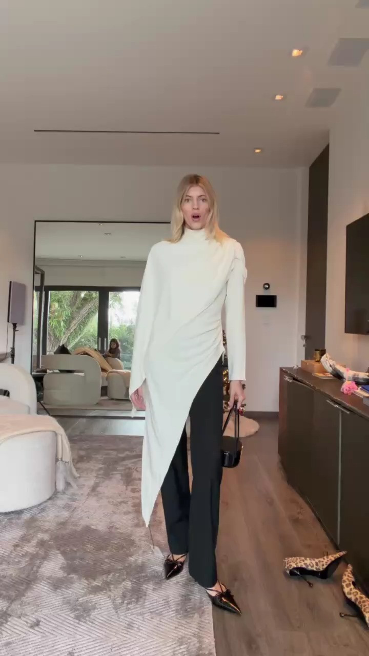 This is such a cool cape top from Helsa! 🤍 This is such a chic piece to have in your closet.  

 #LTKHoliday #LTKootd #LTKSeasonal