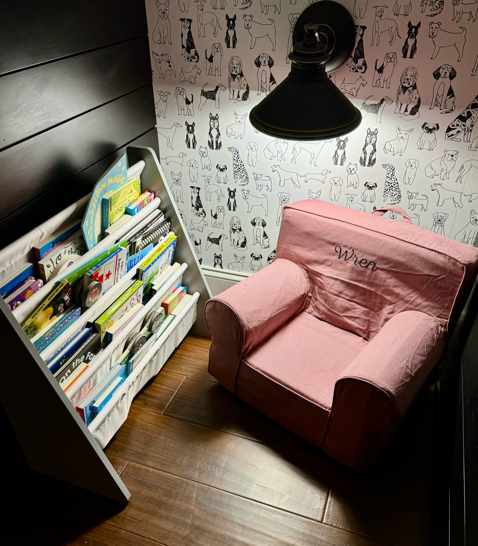 Baby’s reading nook. This once was the dogs hang out, it’s now been taken over! We have to change the wallpaper next 🤪

#LTKBaby #LTKGiftGuide #LTKFindsUnder100