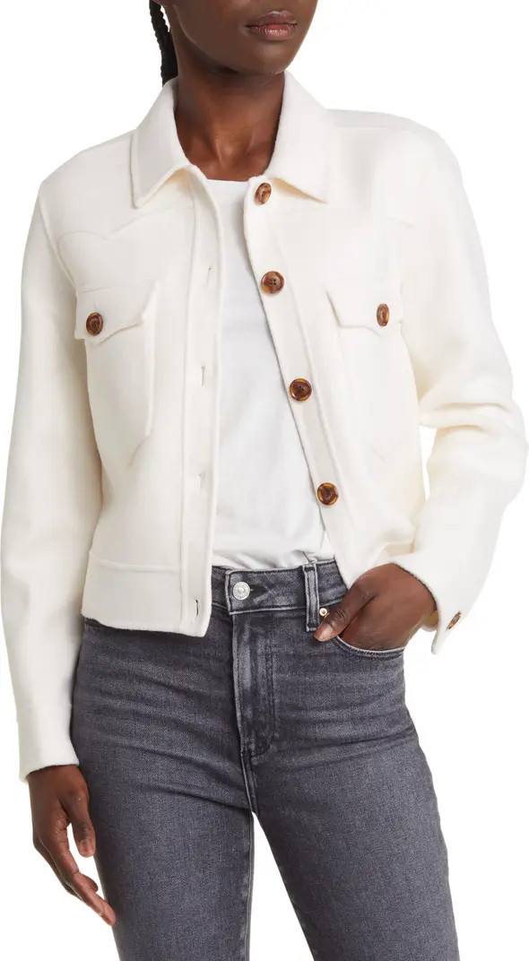 Easton Wool Blend Crop Jacket | Nordstrom