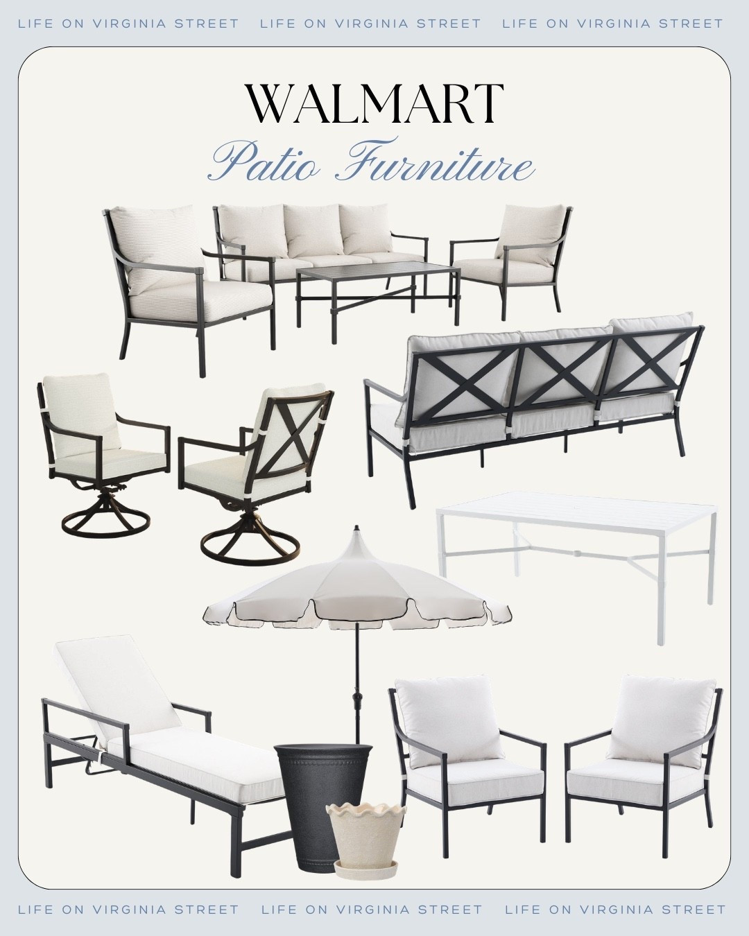 Walmart patio furniture 🙌🏻🙌🏻

#LTKHome #LTKdayinmylife #LTKSeasonal