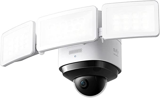 eufy Security Floodlight Cam S330, 360-Degree Pan & Tilt Coverage, 2K Full HD, 3,000 Lumens, Smar... | Amazon (US)