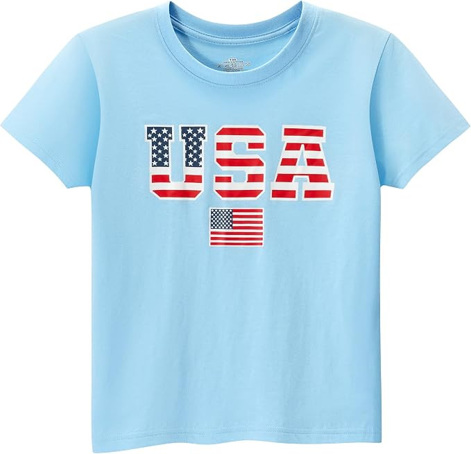 Winging Day Boys Short Sleeve Crewneck Kids T-Shirts Top Girls Tee | Amazon (US)