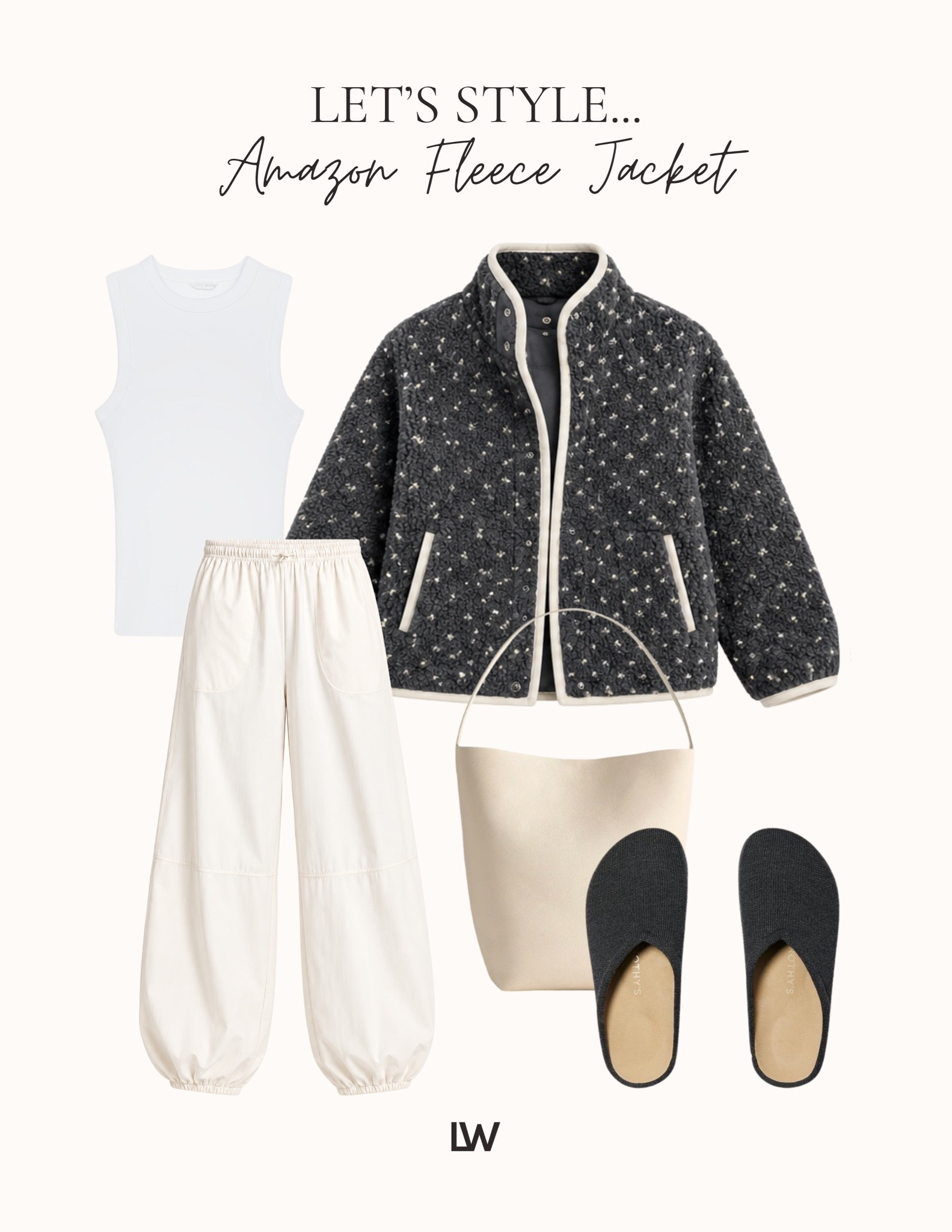 Styling this Amazon fleece that I love! I sized up to a M in the jacket for a comfortable fit.