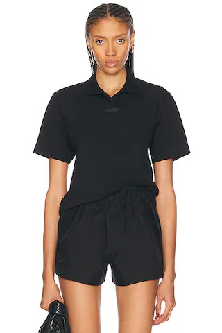 Short Sleeve Polo Top | FWRD 