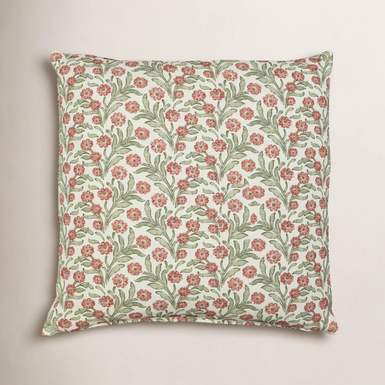 Chamomile Floral Square Throw Pillow | Wayfair North America