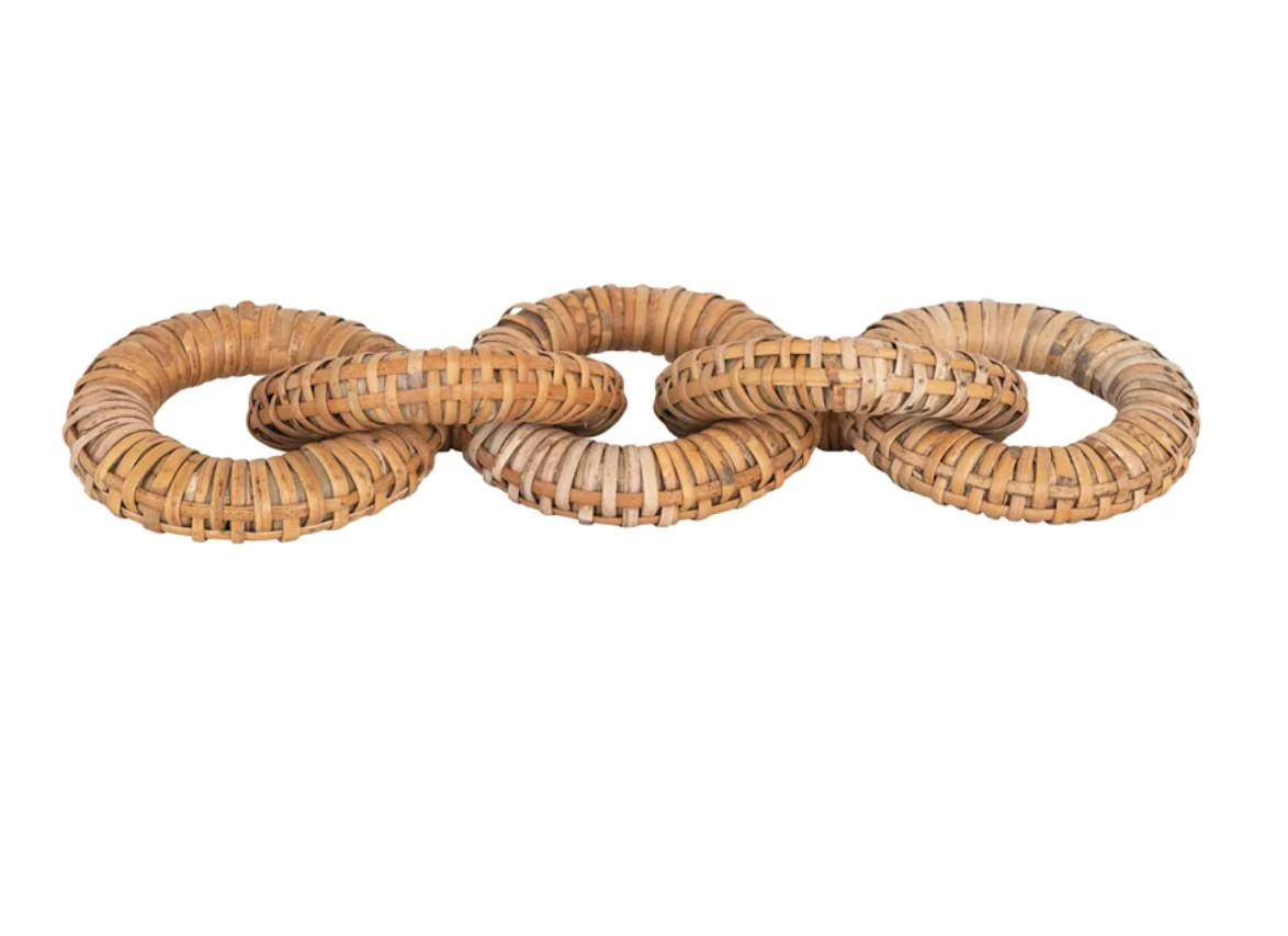 Rattan Wrapped Chain | Megan Molten