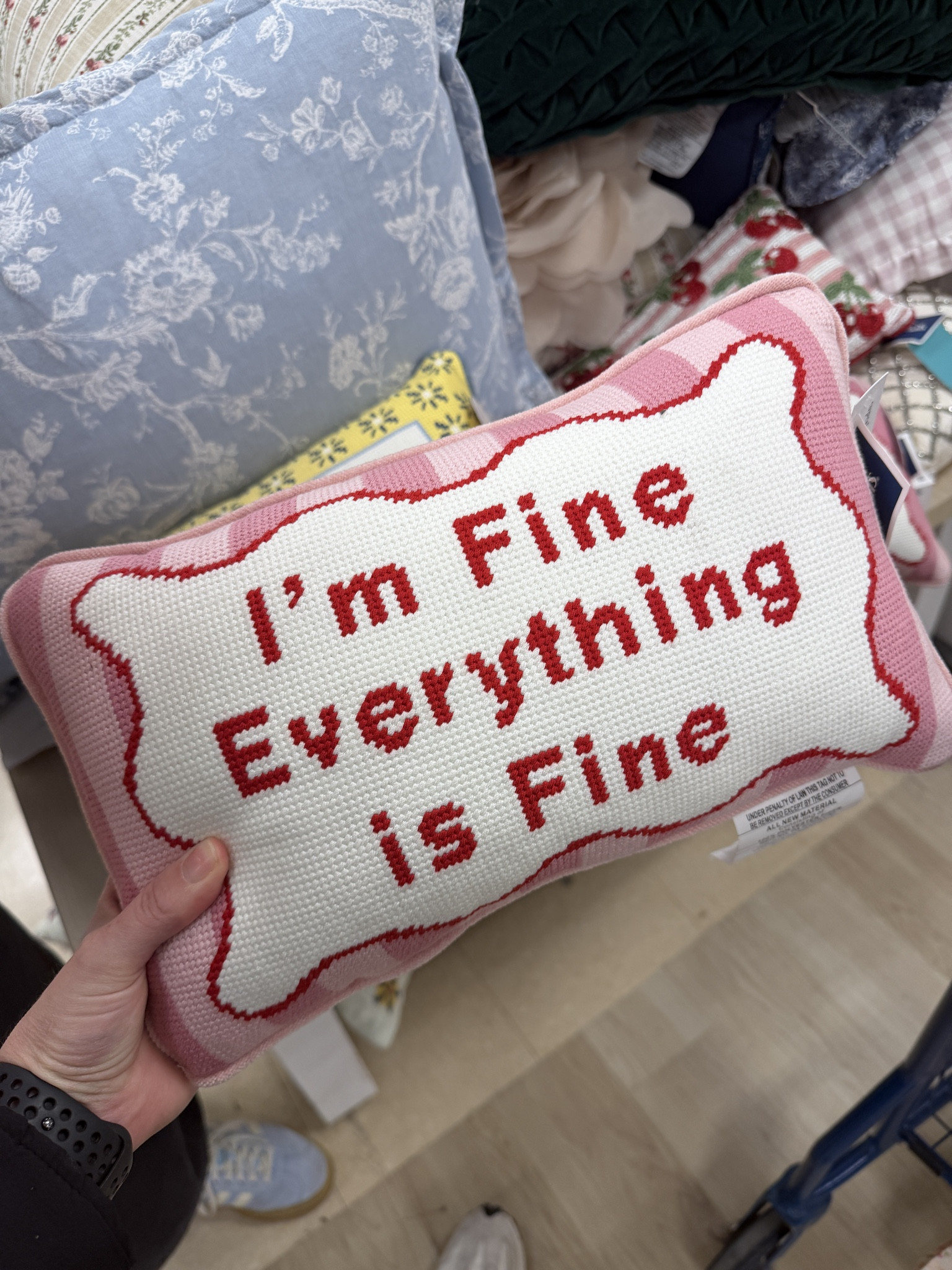 I love embroidered pillows and this one represents my life right now! 
#marshalls #embroidered #throwpillows #homedecor

#LTKHome #LTKdayinmylife #LTKOver40