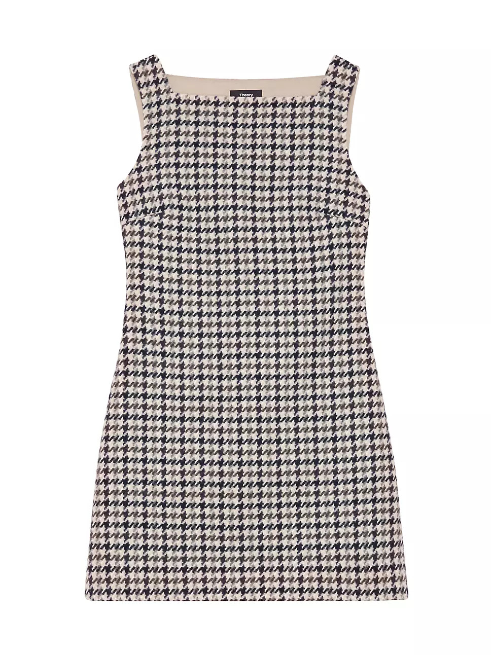 Houndstooth Wool Minidress | Saks Fifth Avenue