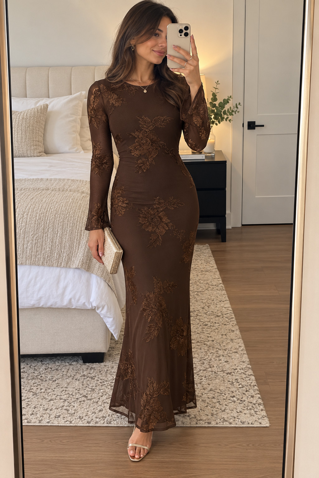 Such a gorgeous fall wedding guest find from Amazon. The rich espresso brown color feels so elevated, and the whole look is giving simple, classy, effortless. #AmazonFallFashion #EspressoBrownDress #FallWeddingGuest #WeddingGuestStyle #AmazonFashionFinds #ElegantDress #FallWeddingOutfit #BrownFashion #WeddingGuestDress 

 #LTKSeasonal #LTKSaleAlert #LTKWedding
