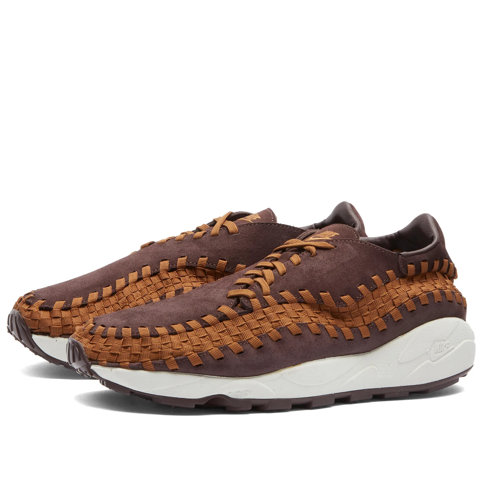 Nike Air Footscape Woven Sneakers in Earth/British Tan/Phantom, Size UK 5.5 | END. Clothing