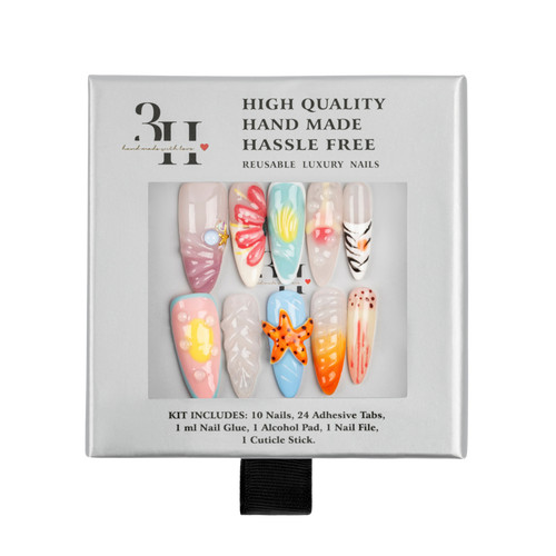 3H Nails Sunset Shoreline Handmade Press-On Nails | Ulta