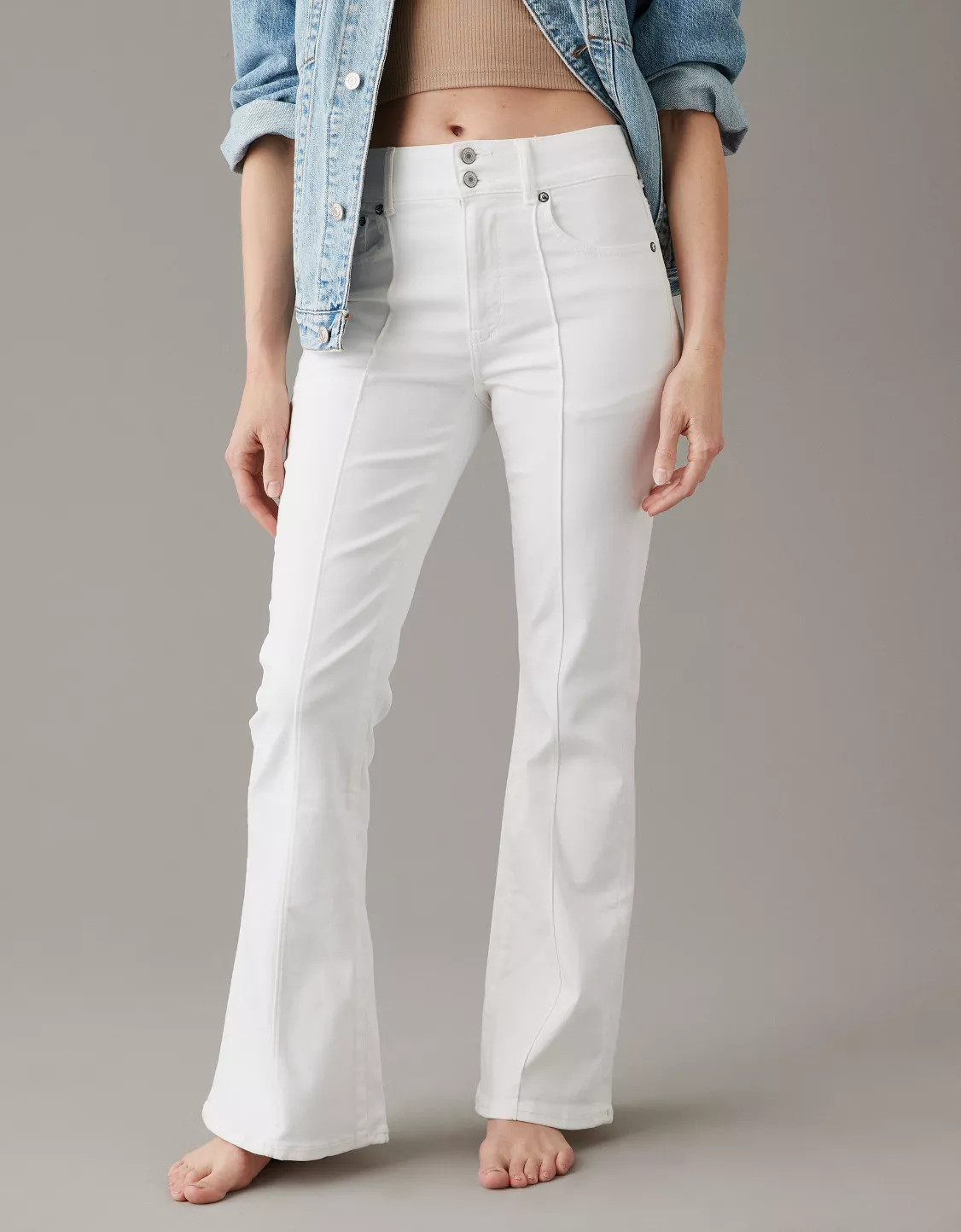 AE Ne(x)t Level Super High-Waisted Flare Jean | American Eagle Outfitters (US & CA)