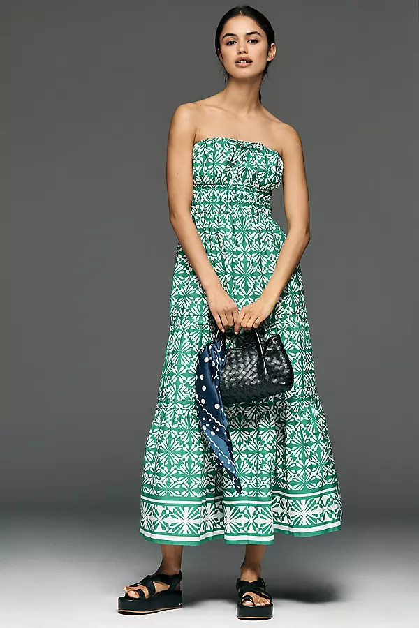 The Somerset Strapless Maxi Dress | Anthropologie (US)