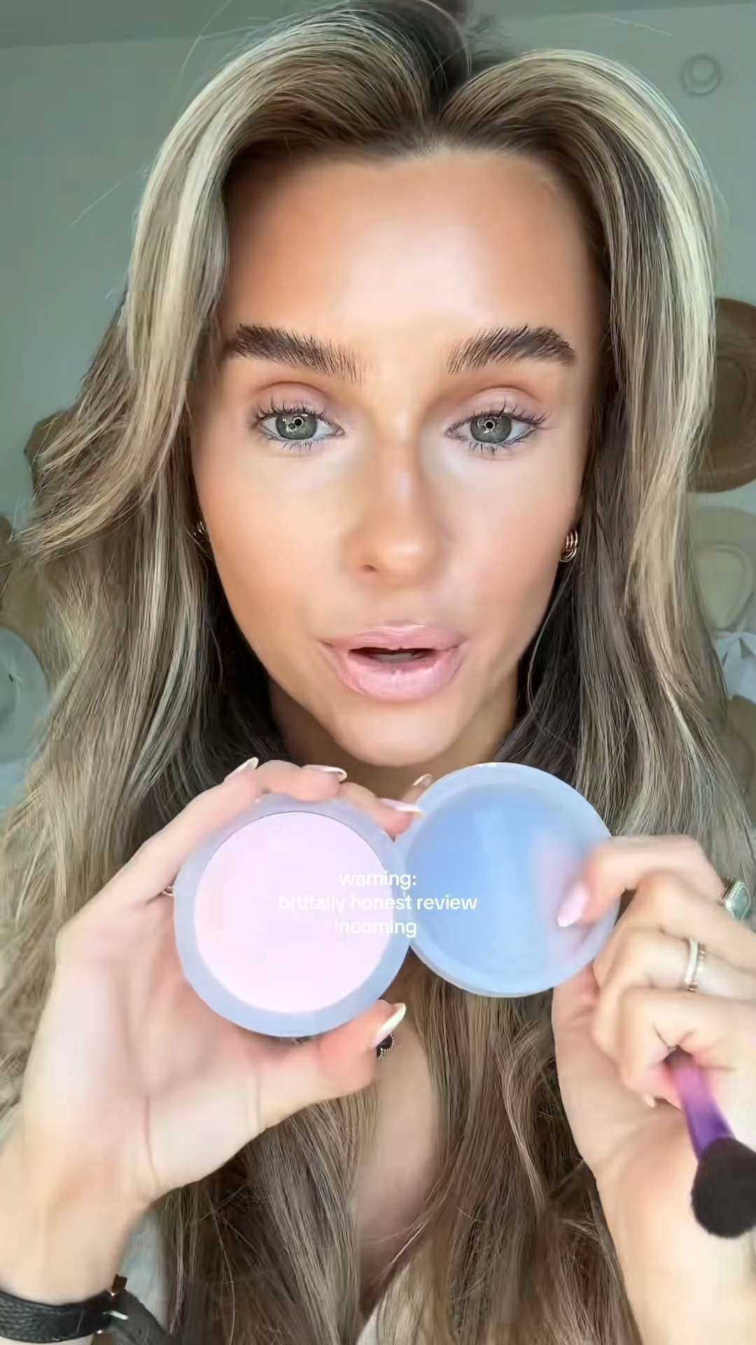 kosas cloud set powder review 🩷

#kosas #makeupreview 

 #LTKBeauty