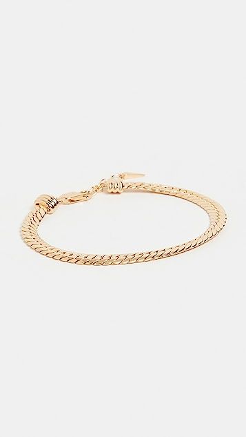 Gold Camail Snake Chain Bracelet | Shopbop