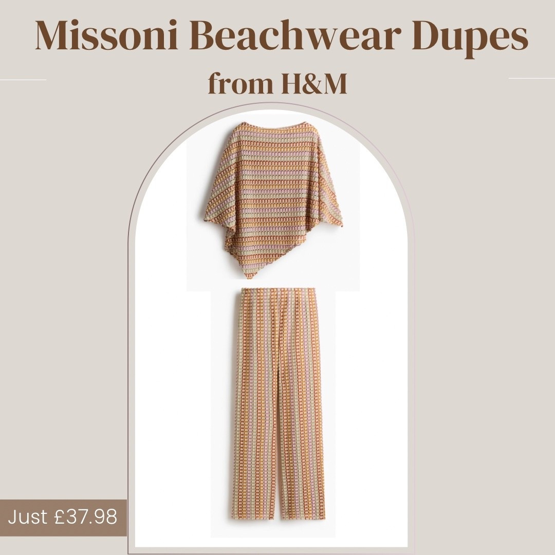 This will have to be a set your notifications purchase and STRIKE when your size comes back in as this co-ord is absolutely gorgeous!!! 

Perfect for travelling, the beach, a city break - this set is a must have 😍

• Missoni • Beachwear • Crochet • H&M • Co-ord • Cape • Vacation • Trousers • Airport Outfit • Beach Club • Ibiza • 

#LTKtravel #LTKswimwear #LTKstyletip