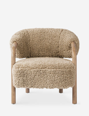 Purdie Accent Chair, Toast Shearling | Lulu and Georgia 