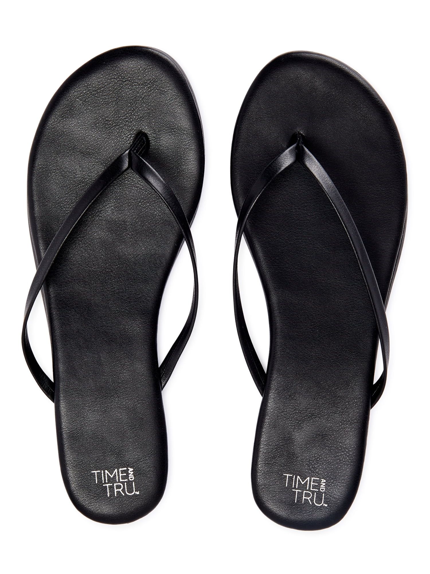 Time and Tru Women's Barely There Sandals - Walmart.com | Walmart (US)